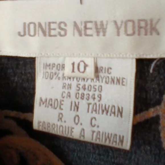 Vintage Jones New York Baroque Shirt Women 10 Old Money Dark Academia Equestrian - Picture 5 of 8